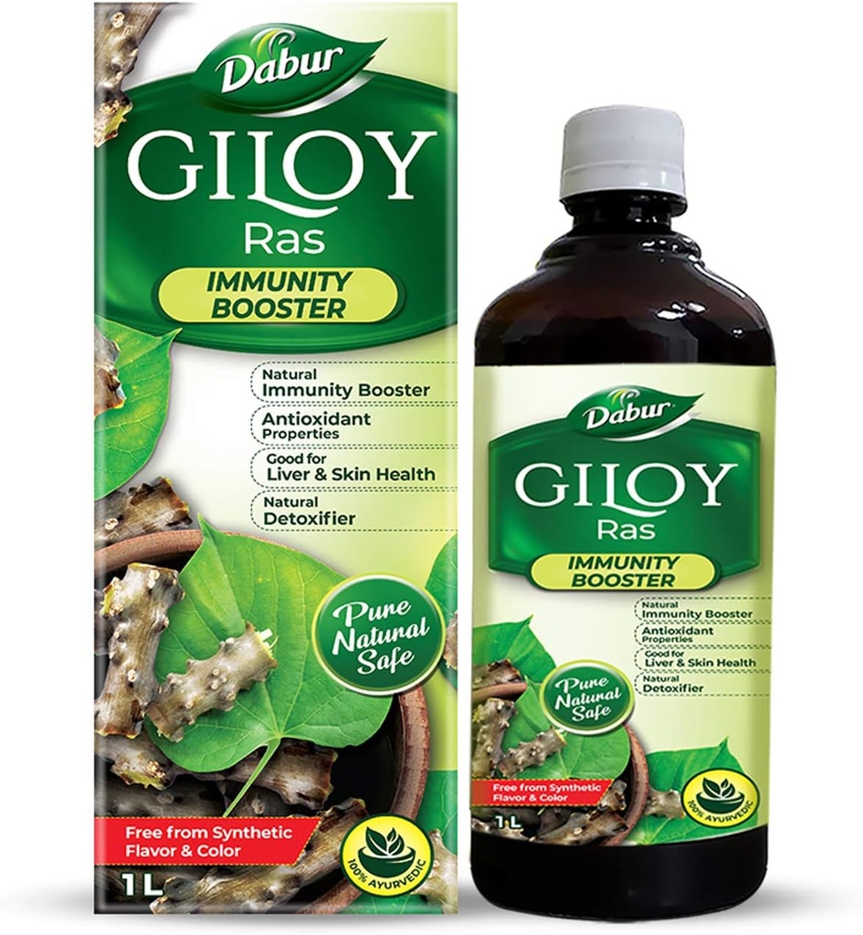 Dabur Giloy Juice Imunity Booster cu sursa naturala de antioxidanti - 1 L