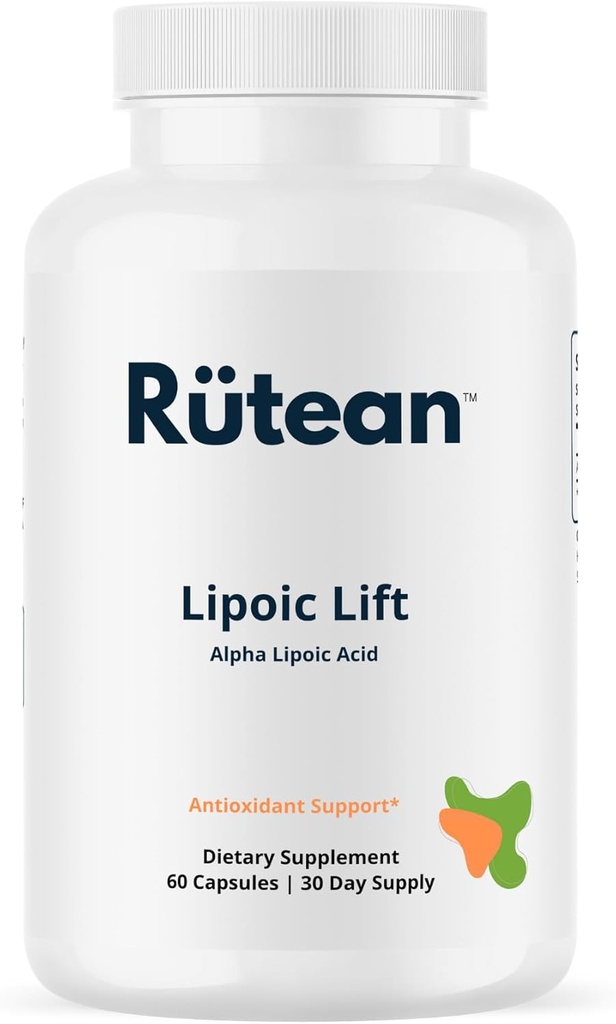 Acid alfa lipoic - Lift lipoic - pentru suport hepatic, sănătate nervoasă şi cardiovasculară - Acid alfa lipoic Premium - 60 capsule - Capsule gluten, capsule vegetariene, Soy Free & Non-GMO