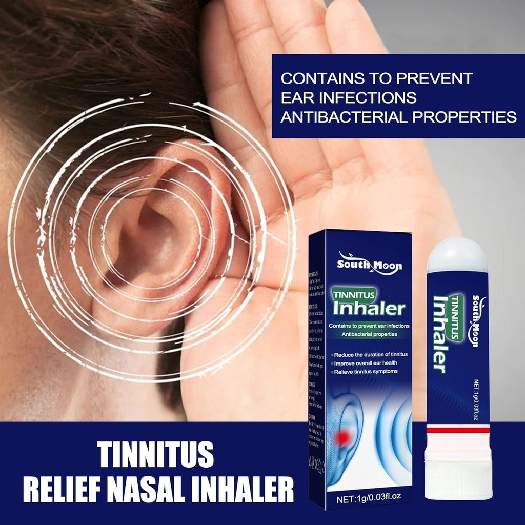 Techsilen For Tinitus, Tinitus Inhaler, Ecoease Tinitus Inhaler, Techsilen Tinitus Inhaler, Tinitus Relief pentru urechi inelare, Tinitus Relief Inhalator Nasal (5 buc)