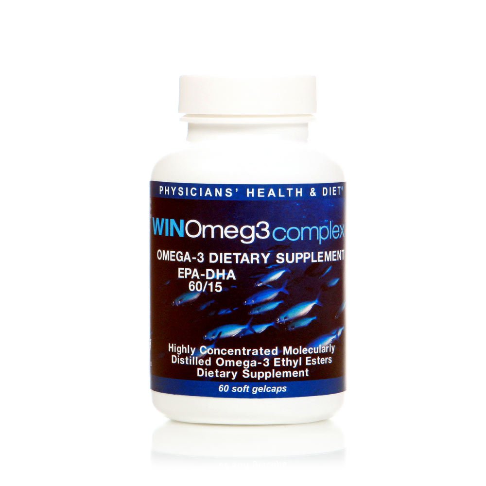 Winomeg3complex 60/15 EPA - DHA Pharmaceutical-Grad Omega 3 (60 Conte/30 Servings) 1080mg EPA