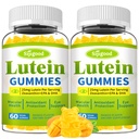 Luteina si Zeaxanthin Suplimente Gummies cu Astaxantină & Extract de afine - Vitamine ochi cu Omega-3, Vitamine A, C, E, D3 & Zinc pentru Vision Health - Sugar Free, Mango Flavor, 120 Conte
