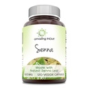 Uimitoare India Senna (Made with Natural Senna) 500 Mg per Servind 120 Capsule Veggie Supliment 