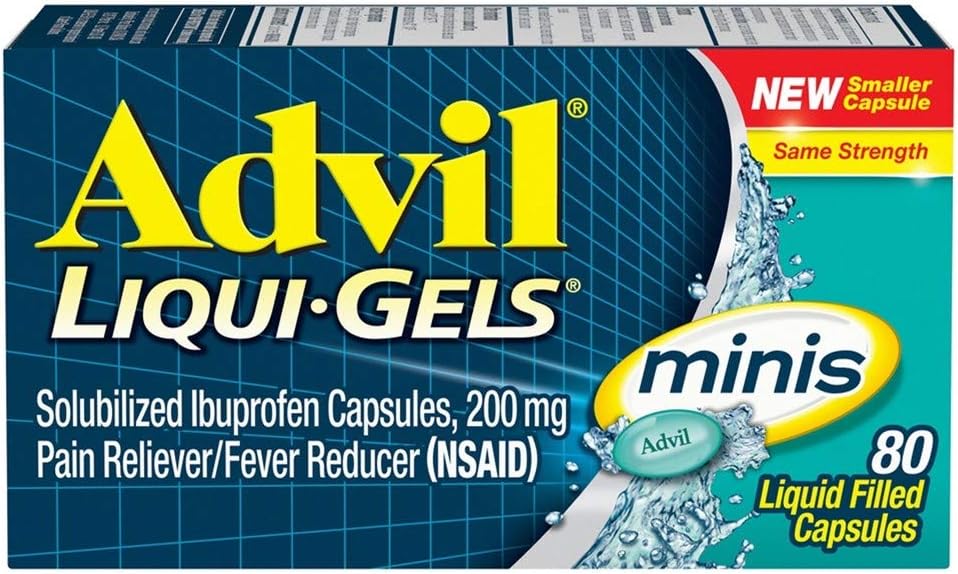 Advil Liqui-Gels Minis, 80 capsule per flacon (5 flacoane)