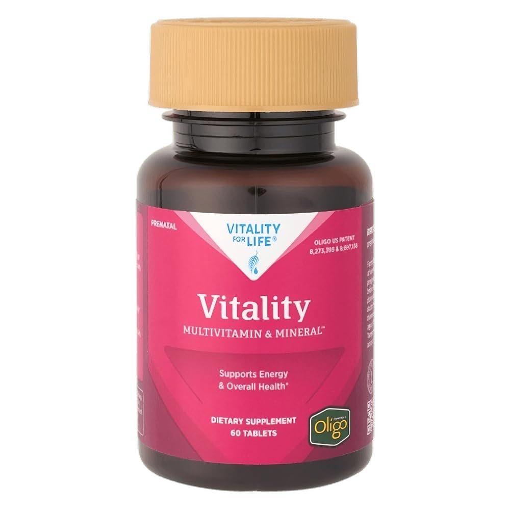 Melaleuca Multivitamine & Supliment mineral pentru prenatal (femei), alimentat de Oligo (60 comprimate) 
