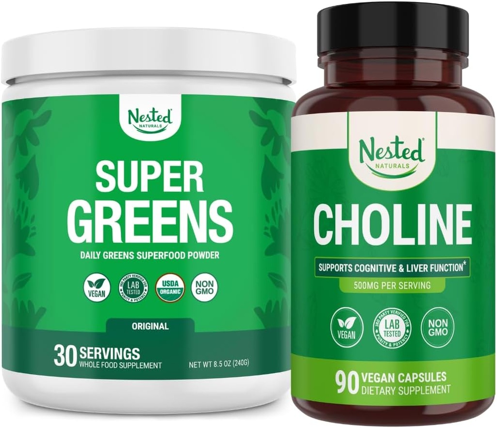 Naturals Nested Super Greens & Choline Bundle 
