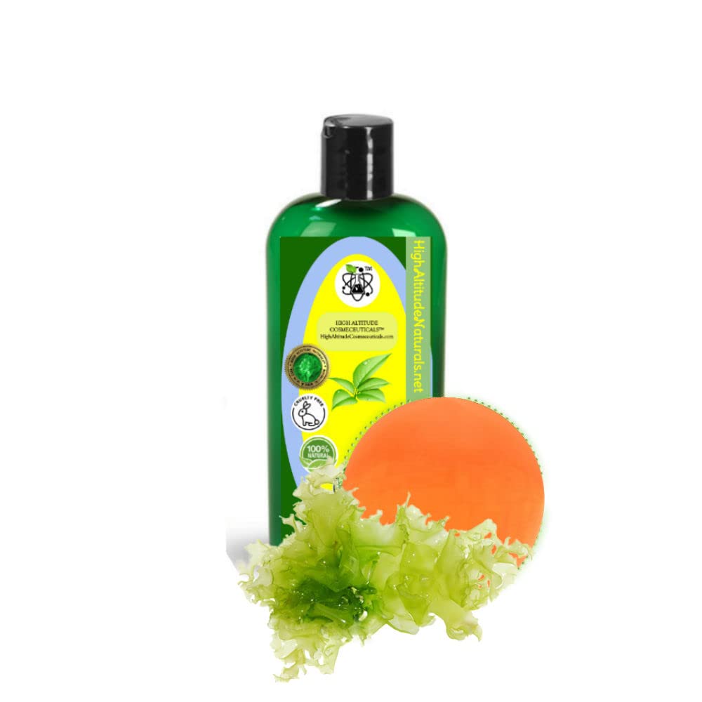 4oz (120ml) Ulei de microalgae marin (Algal, Schizochytrium)- pentru frumusețea părului pielii - Omega-3, DHA-40