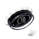 Lashify Curl 10mm Gossamer DIY Extensii de gene Refill, negru, Easy False Gene pentru un aspect natural