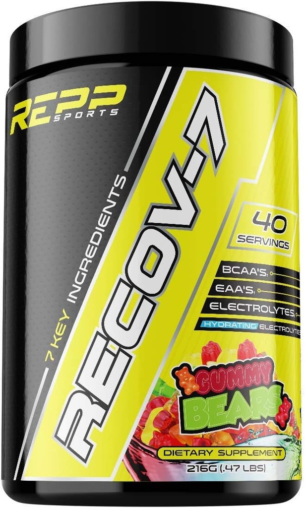 REPP Sports Recov-7 Full Spectrum EAAs și BCAAs 