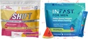 Real Ketones Intermittent Fasting Drink Mix Bundle for Weight Loss Support Raspberry Lemon Shift Electroliti & Intermittent Fasting Electroliti pentru barbati cu BHB Cetone Exogene (30 Conte Fiecare)