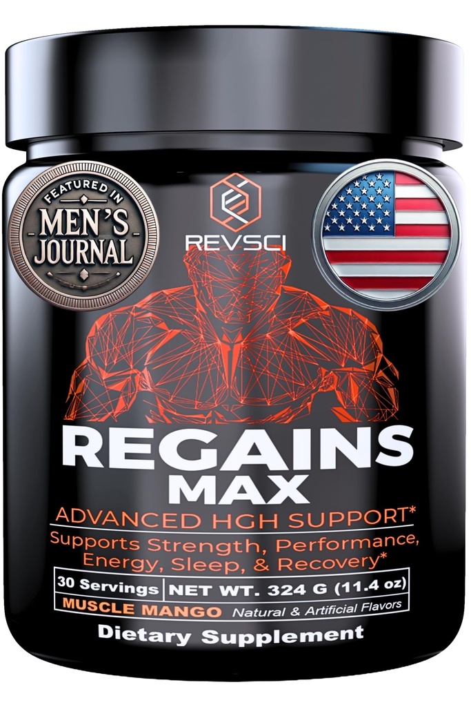 Suplimente HGH pentru bărbaţi şi femei, REVSCI Regains Max Amino Acids Supliment, Post Antrenament de recuperare pulbere, Anabolic musculare de recuperare şi musculare Constructor pentru bărbaţi, HGH Human hormon de creştere Booster Supliment