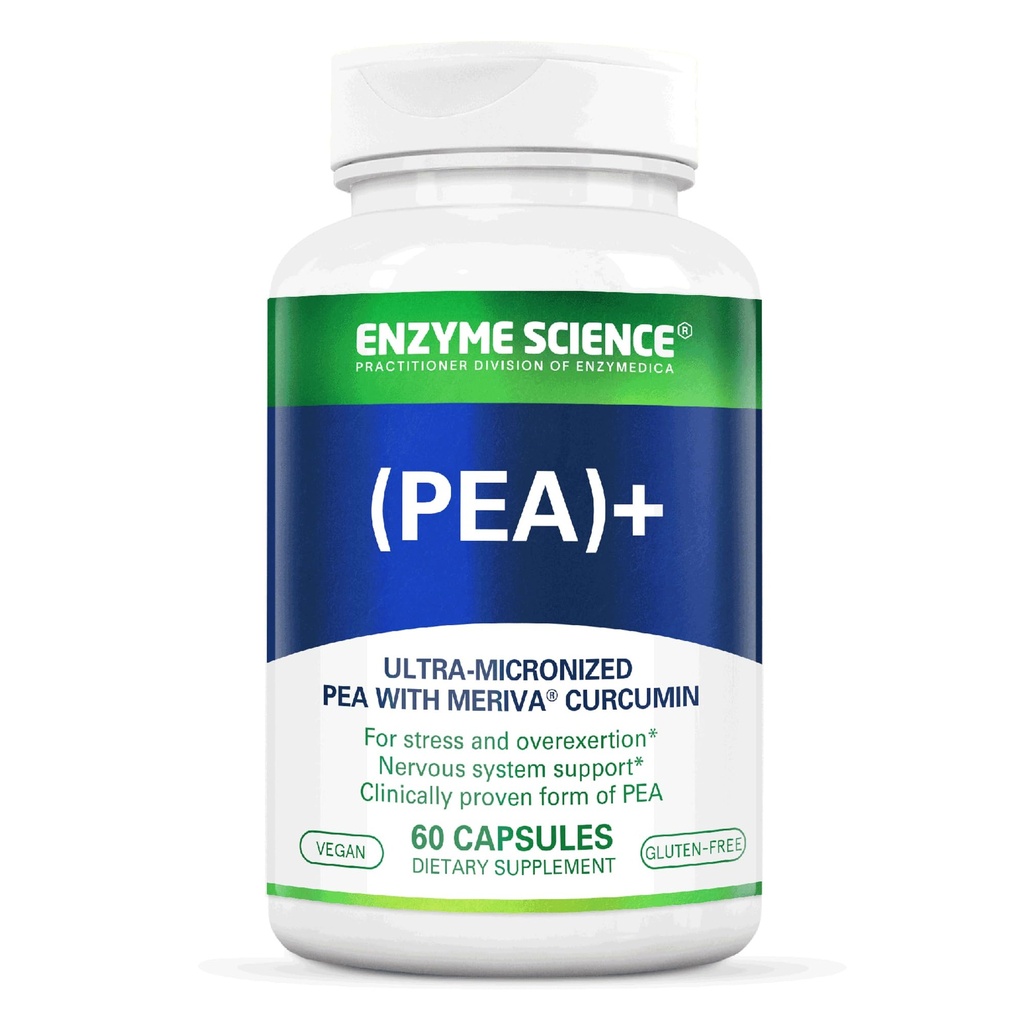 Enzyme Science Pea + Curcumin Turmeric Suplimentul pentru suport fiziologic ajută la susținerea sistemelor nervoase, imune și musculare - 60 capsule