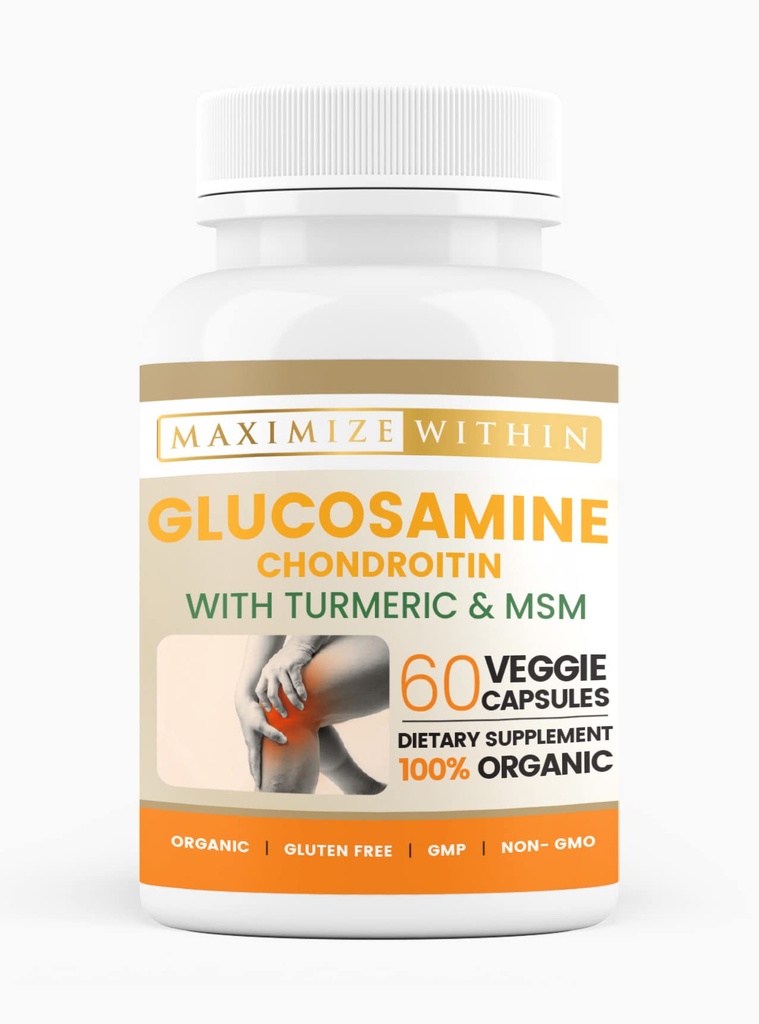 Glucosamină Chondroitin cu Turmeric & MSM 