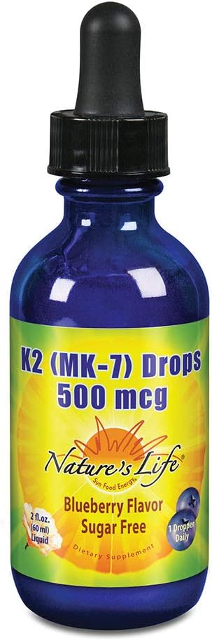Life Vitamina K2 (MK7) picături, 2 oz