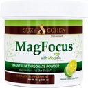 Suzy Cohen MagFocus Magneziu Threonat pulbere Supliment alimentar 200mg, Nervi sanatosi, Cogniție de sprijin, Energie, Sănătate osoasă, Stevia, Aroma de lămâie, 60 Serviri