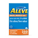 Aleve Back & Dureri musculare Relief Naproxen tablete de sodiu, Reliever durere & Febra Reductor, Medicina pentru organism, 250 Conte