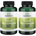Swanson Sweet Wormwood - Poate promova GI Gut Health, Microbial Balance & Digestive Health Supplement - Herbal Supplement with Artemisin - (90 Capsule, 425mg Fiecare) 2 Pack