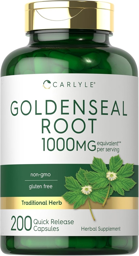 Carlyle Goldenseal Root Capsule 1000mg 
