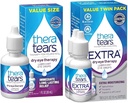 TheraTears Dry Eye Terapie ochi picături pentru ochi uscat, 1. 0 Fl Oz & extra Terapie ochi uscat Picături ochi lubricant pentru ochi uscat, 0. 5 fl oz flacon, 2 Count(Pachet de 1)