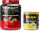 Nurology TRIPACT Pudra de proteine din Vegan, pentru Shake-uri de proteine din Vegan, Unt de arahide de vanilie (20 serviri) BCAA naturale, pe bază de plante BCAA pulbere, Aroma de lamaie (30 Serviri)