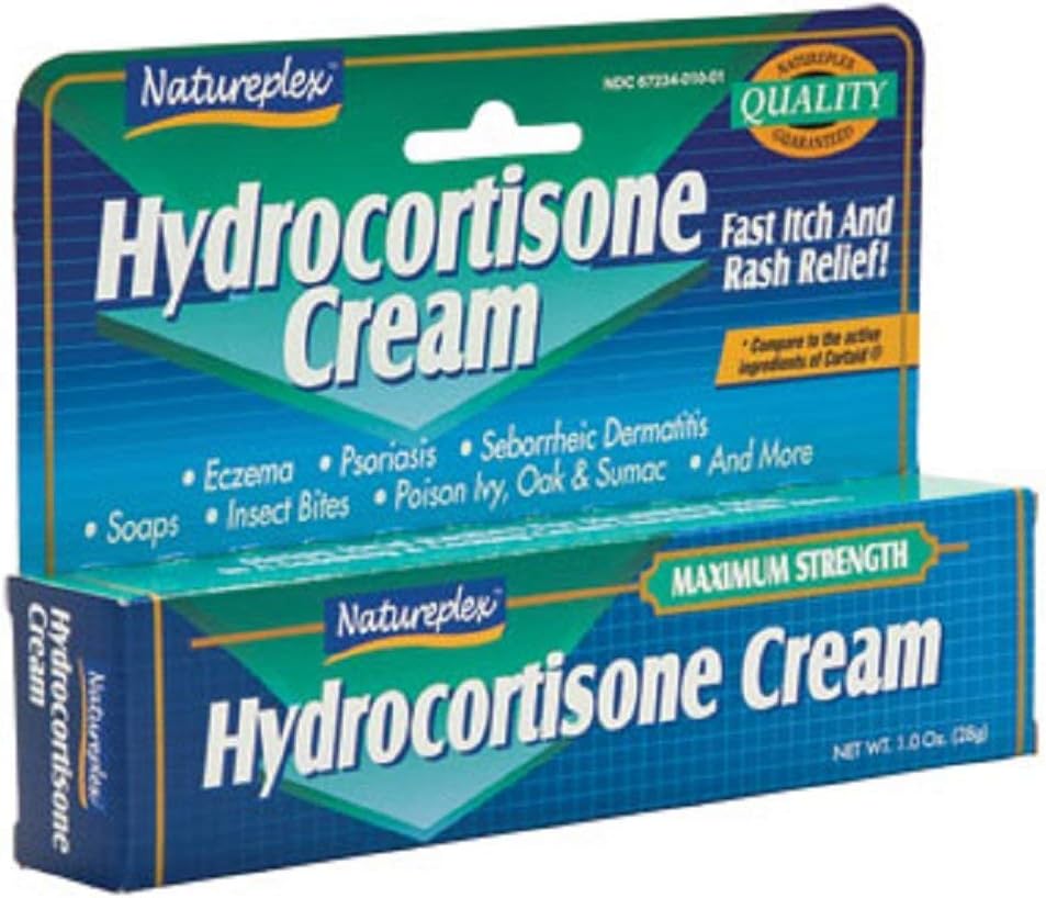 Natureplex Hydrocortizon 1% Crema, 1 oz, 6 Tube Pack