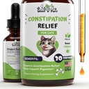 Cat Constipație Relief - Poate ajuta la reducerea constipației & Bowels blocat, Îmbunătățirea mișcării Bowel, & Mult mai mult - Constipație Relief pentru pisici - Cat Laxative - 1 fl oz - Aroma de pui (2)