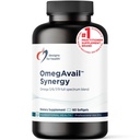 Proiectări pentru sănătate OmegAvail Synergy - Complex Omega pentru adulți - Omega 3-6-7-9 Acidi grași din Borage și Macadamia Ulei + Trigliceride (TG) Ulei de pește cu DHA & EPA (60 Softgels)