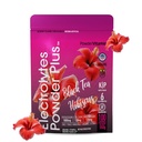 PulbereVitamina Electroliti Pulbere Plus (100 Serviri) Ceai negru Hibiscus Electrolit Pulbere Keto, Zahăr gratuit, Sare Himalayan roz, 1000mg Potasiu,120mg Calciu,120mg Magneziu, Pulbere de hidratare
