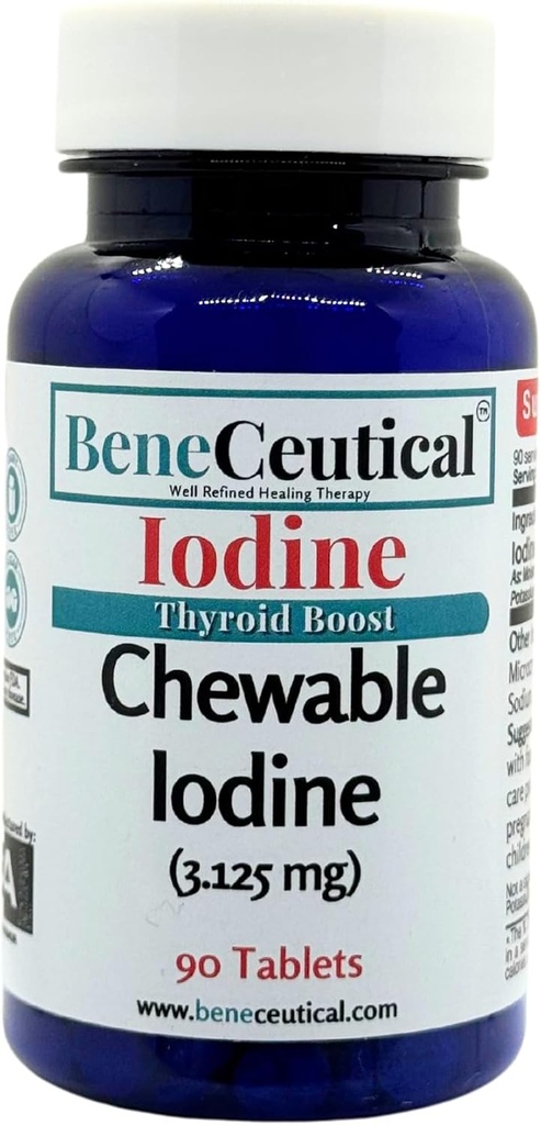 Iod masticabil Tiroidar Boost 3,5 mg 90 Număr