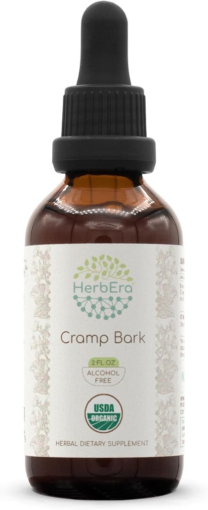 HerbEra Cramp Bark B60 USDA Organic Tincture 