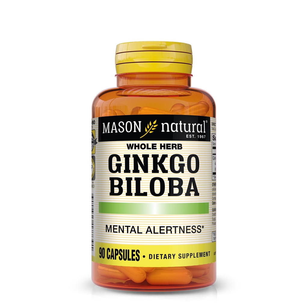 Mason Vitamine Gingko Biloba Capsule, 90 Conte