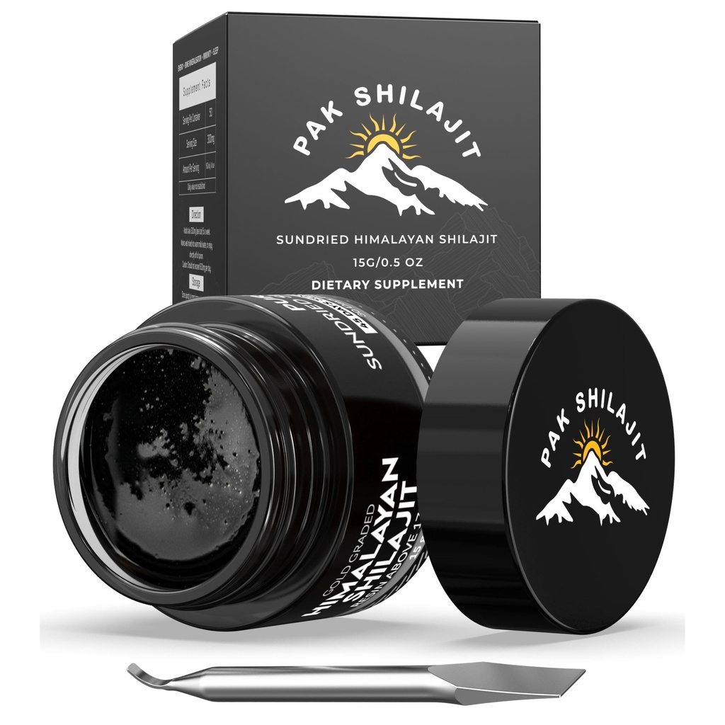 Pure Himalayan Shilajit Resin 45 Days Sun Ud & Gold Graded Shilaj peste 17000FT 