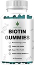 Gumă de mestecat biotin, păr, piele și unghii gume - Sprijină părul sănătos - Vitamine Vegan Biotin pentru femei și bărbați (1)
