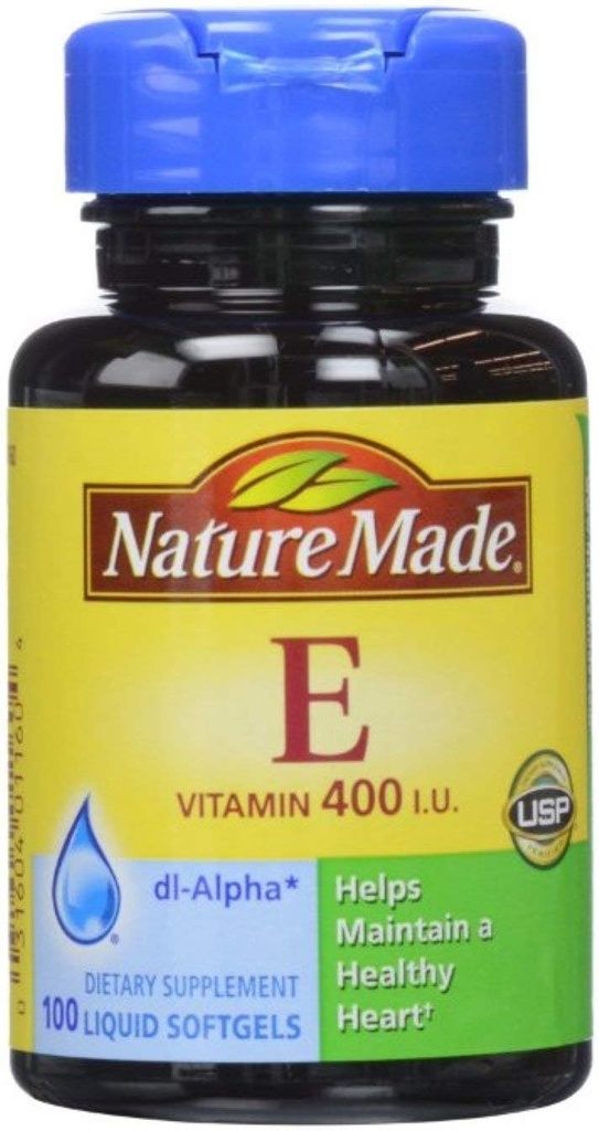 Natura L- Alfa Vitamină E 400 UI Softgels 100 ea (Pachet de 4)