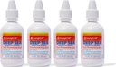 Salină Premium de mare mare - Spray hidratant nazal pentru uscare şi irigaţie - Clorură de sodiu 0,65% - 1,5 Fl. Oz (4 Pachet)