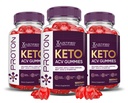 Laboratoare justificate (3 ambalaj Proteină Proton Keto ACV Gummies Advanced Formula 1000MG Proton Boost Formulat cu Pudră de sfeclă de rodie B12 Vegan Non OMG 180 Gummys
