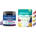 Venture Pal hidratarea Loţiune de magneziu & Zahăr Pachete de pulbere Electrolit gratuit (16 Sticks)