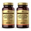 Solgar Glucosamină Acid hialuronic Chondroitin MSM - 120 comprimate, Pachet de 2 - Promovează articulații sănătoase, susține mișcare confortabilă - non-GMO, gluten gratuit - 80 Serviri totale
