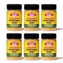 Bragg Nutritional Drojdie Seasoning Usturoi - (6 Pachet) 3 oz - Dairy-Free Parmesan Cheese Substitute - Perfect pentru salate, Pastas, Popcorn, și mai mult