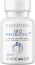 Codeage SBO Probiotice 50 Miliarde CFU, Multi Tren Sol-Based Organisme, Travel Sized Perioada de valabilitate-Stabil Probiotic Supliment, Organic Fermentat Botanic Blend & Prebiotic, Formula 7-Day, 14 Capsule