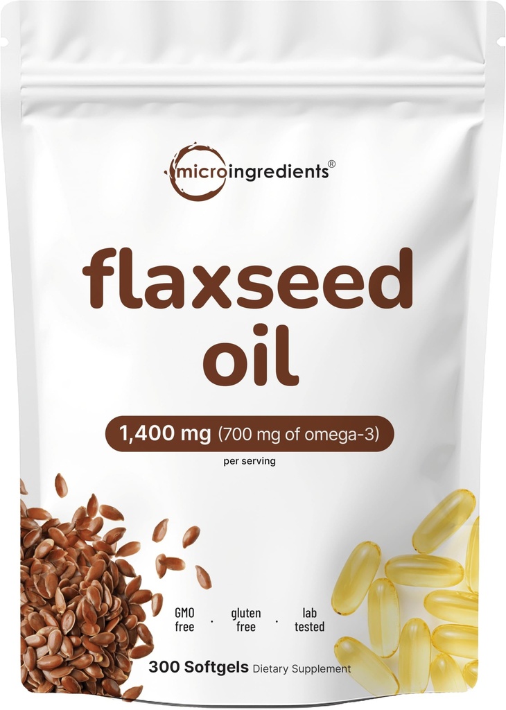 Ulei de in 1400mg Softgels, 300 Counts 