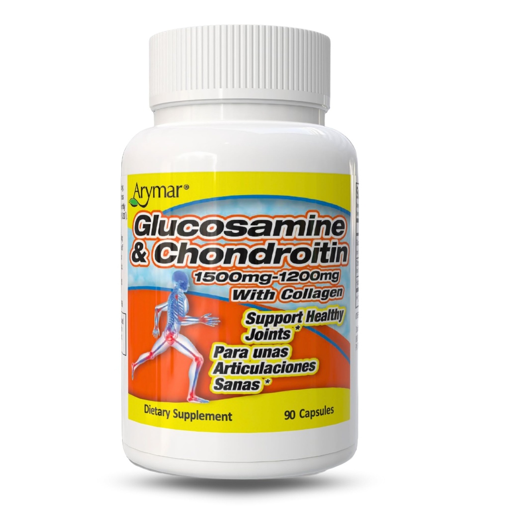 ARYMAR Glucosamină 1500 mg și Chondroitin 1200 mg cu Colagen 