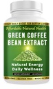 Heaven's Gate Green Bean Extract de cafea, 100% capsule pure de cafea verde, 50% Acid clorogenic, 10.000 mg, 60 capsule, 2 luni de aprovizionare, non-GMO și gluten gratuit, supliment tradițional de plante