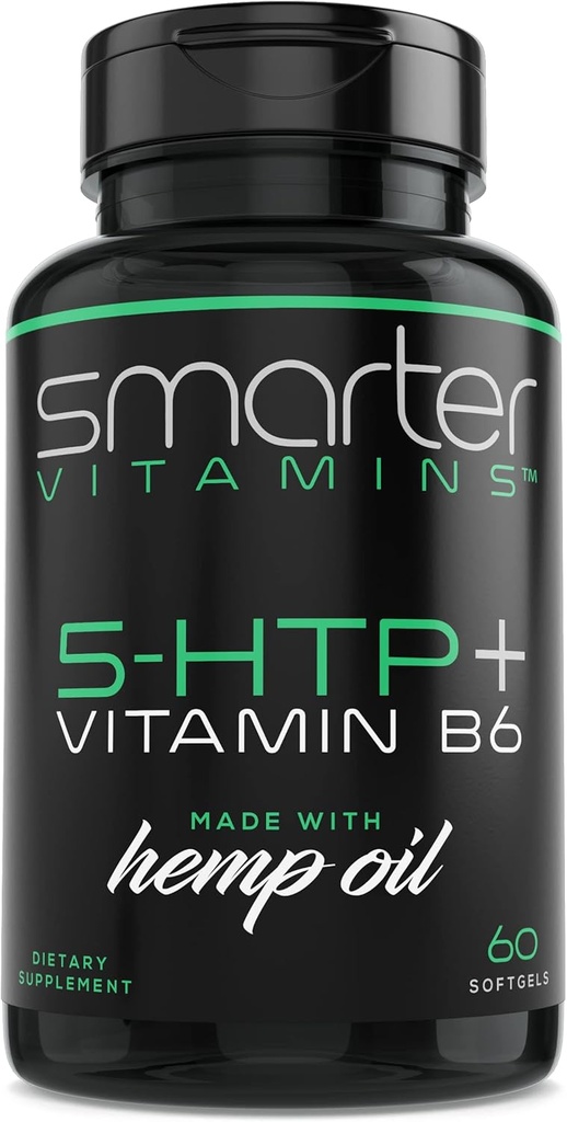 200mg 5-HTP + Vitamin B6, Extended Time Release, 60 softgels, 30 Servings