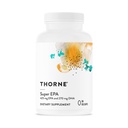 THORNE - Super EPA - Omega-3 Acidi grași EPA 425mg & DHA 270mg Supliment - Suport creier, cardiovascular, articulații și piele* - Gluten, lactate și soia-free - 90 Gelcaps