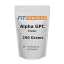 Alpha-GPC pulbere 250 Grams, non-GMO Alpha GPC Supliment Choline Powder, Vegan, a treia parte testat, Pre-Workout, Memorie și Focus, cu Scoop