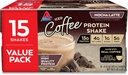 Atkins Gluten Free Proteine-Rich Shake, Mocha Latte, Keto Friendly, 15 Conte
