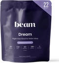 Beam Dream Sleep Powder, L-Theanin, Apigenin, Reishi şi Magneziu, terţă parte testat natural Sleep Aid & Sleep Supplement for Deep Sleep, Relaxation and Recovery, Natural Sleep Support, 22 Servings