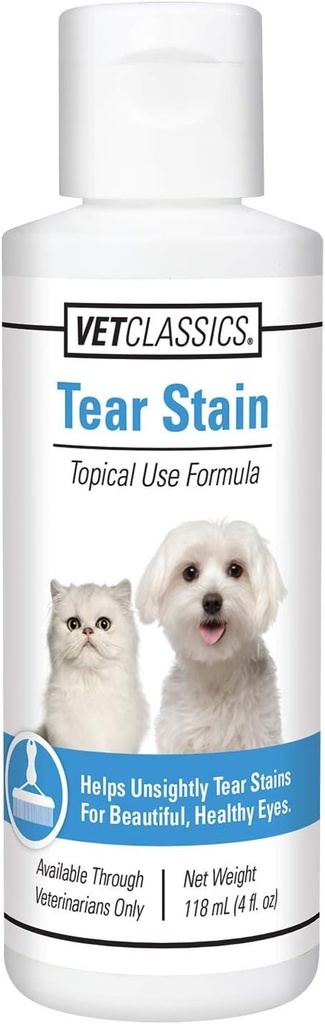 Vet Classics Tear Stain Topical Remover lichid (4 oz)