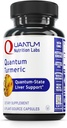 Laboratoare de nutritie cuantica Turmeric - Capsule Turmerice, Supliment Curcumina Turmerica, Suport Ficat, 500 mg Curcuma Per Capsule - 60 Capsule vegetariene
