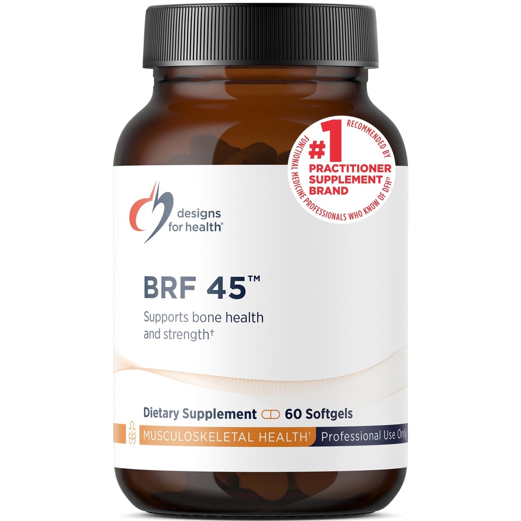 Proiectări pentru sănătate BRF 45 - Vitamina K1 + vitamina K2 ca MK-4 pentru a promova rezistența osoasă, îmbătrânirea sănătoasă + sănătatea arterială - 2 forme de vitamina K + GG pentru a ajuta la producerea vitaminei K2 MK4 (60 Softgels)